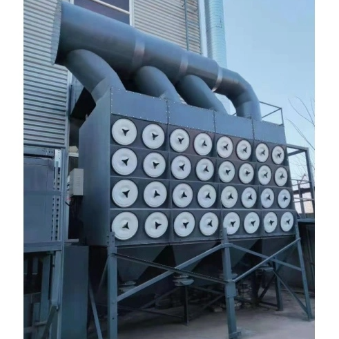 Industrial cartridge dust collector