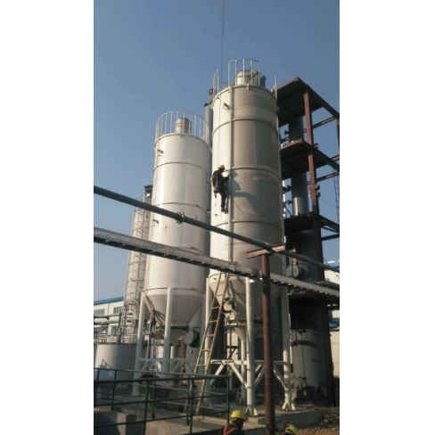 Corrugated silo and hopper